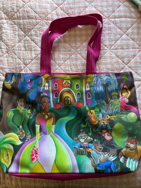 Disney Princess and the frog Tiana designer tote NWOT